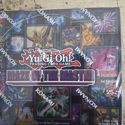 BOXED AND SEALED YU-GI-OH MAZE OF THE MASTER ENGLISH EDITION 1ST EDITION 24 PACKS PER BOX