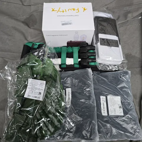 APPROXIMATELY 20 ASSORTED HOUSEHOLD PRODUCTS TO INCLUDE COLD FRAGRANCE INSTRUMENT, GYMPROLUXE, VEGETABLE CHOPPER, ETC - COLLECTION ONLY