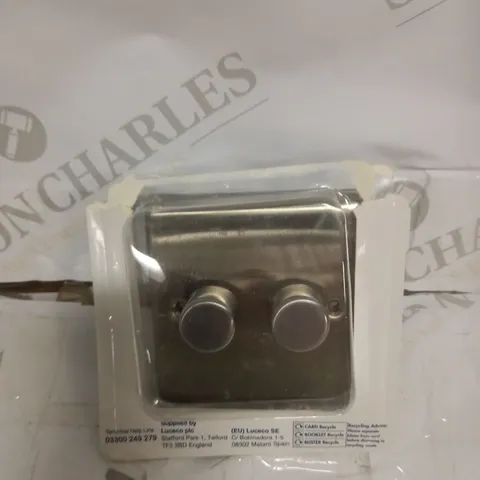 BG ELECTRICAL DOUBLE DIMMER INTELLIGENT LIGHT SWITCH