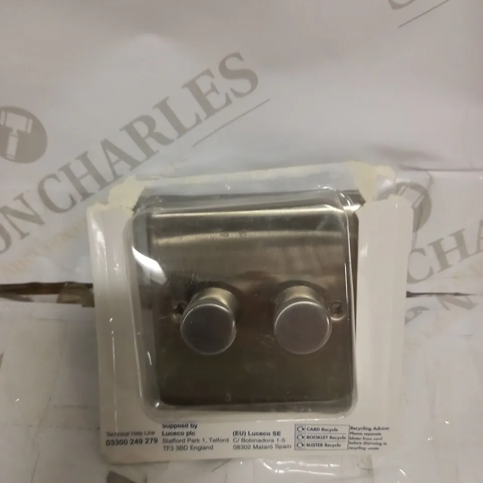 BG ELECTRICAL DOUBLE DIMMER INTELLIGENT LIGHT SWITCH