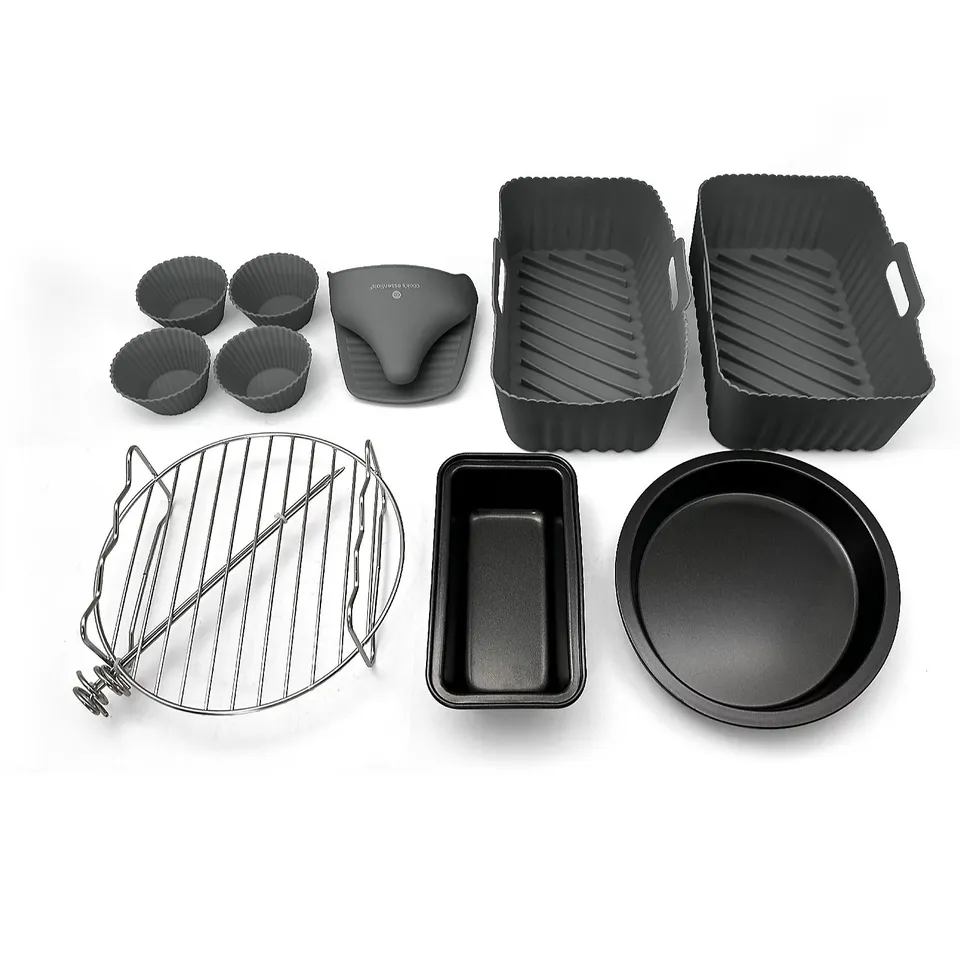 COOK'S ESSENTIALS 10 PIECE AIR FRYER ACCESSORY BUNDLE
