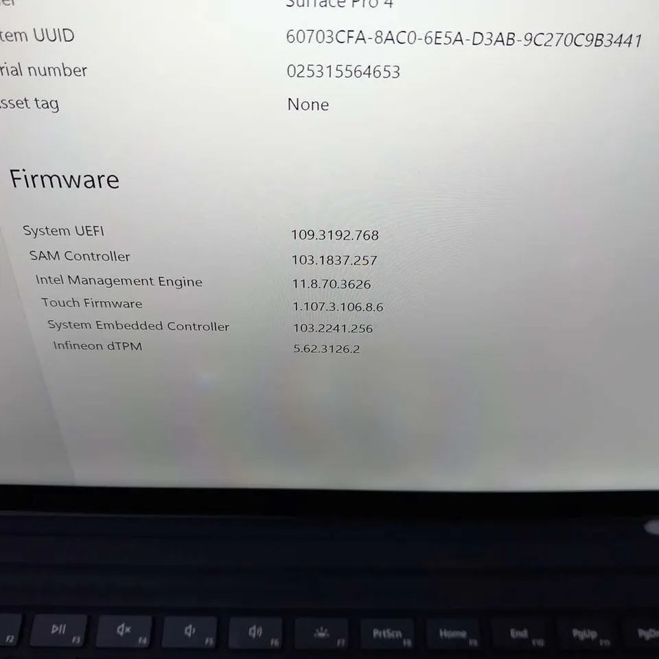 MICROSOFT SURFACE PRO 4 128GB