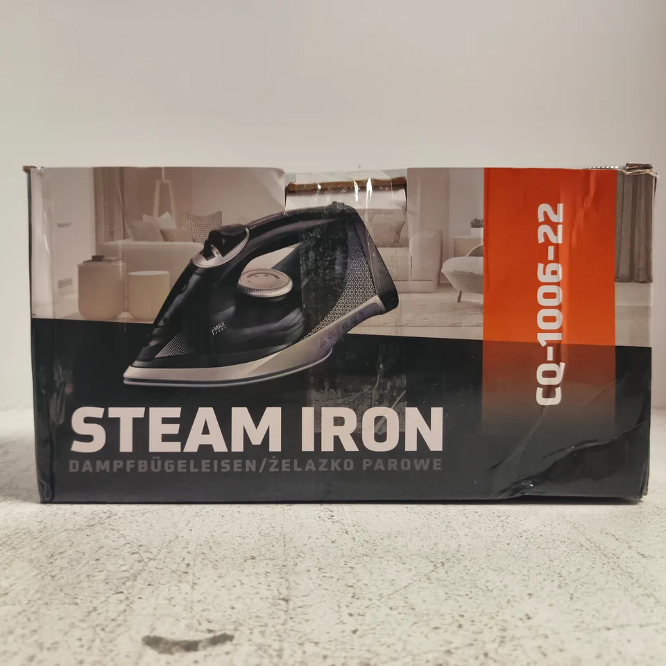 STEAM IRON CO-1006-2 – BOXED