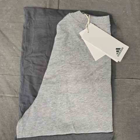 ADIDAS KID'S T-SHIRT IN GREY/BLACK SIZE 11-12 YEARS
