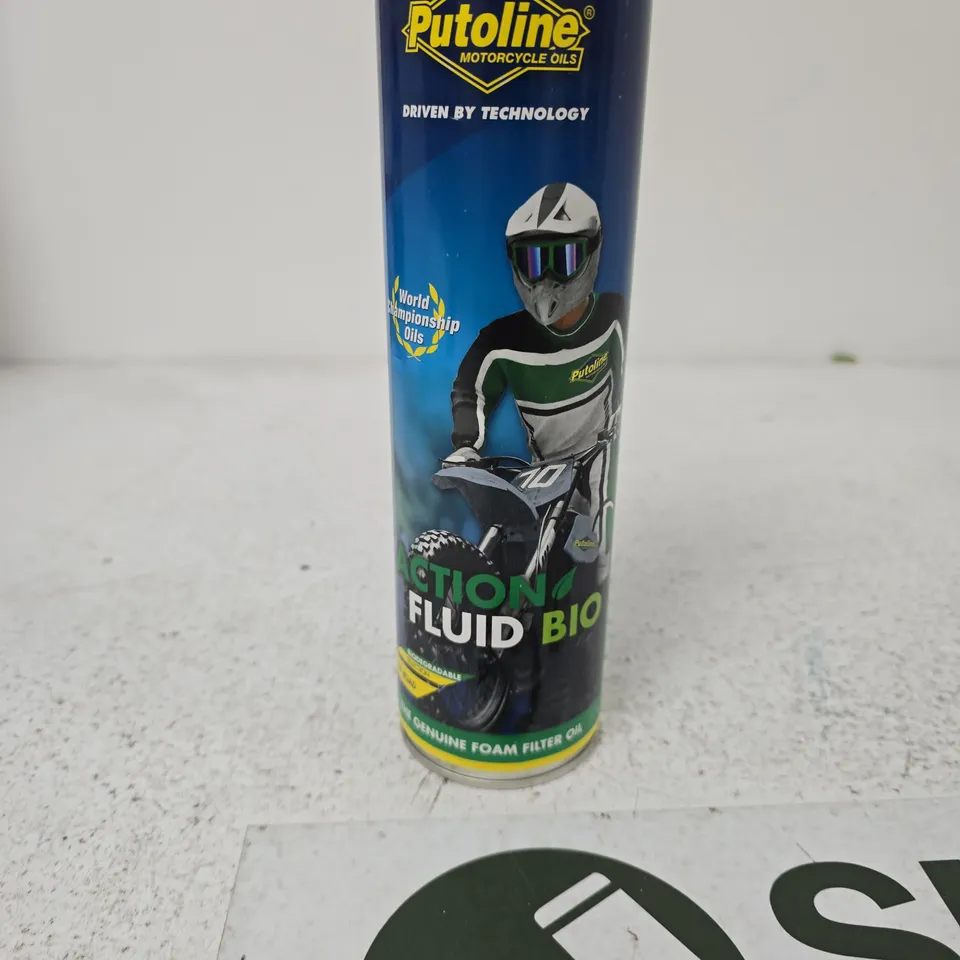 PUTOLINE ACTION FLUID BIO BIODEGRADABLE FOAM FILTER OIL – 600ML (OFF-ROAD)