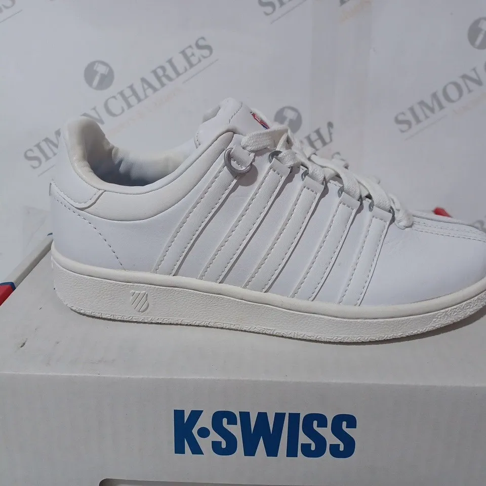 BOXED K SWISS VINTAGE HERTIAGE TRAINER - UK 4 