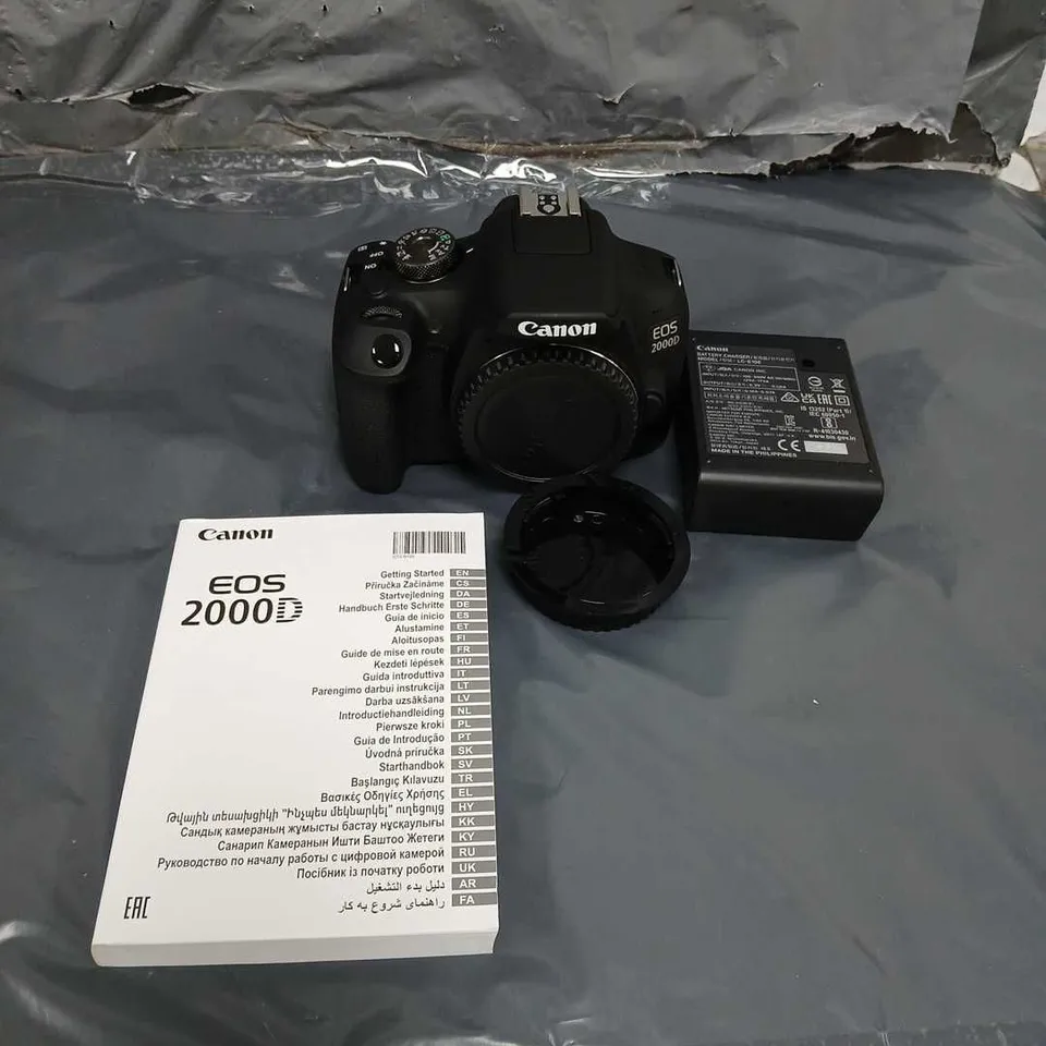 BOXED CANON EOS 2000D SLR BLACK CAMERA  RRP £589.99