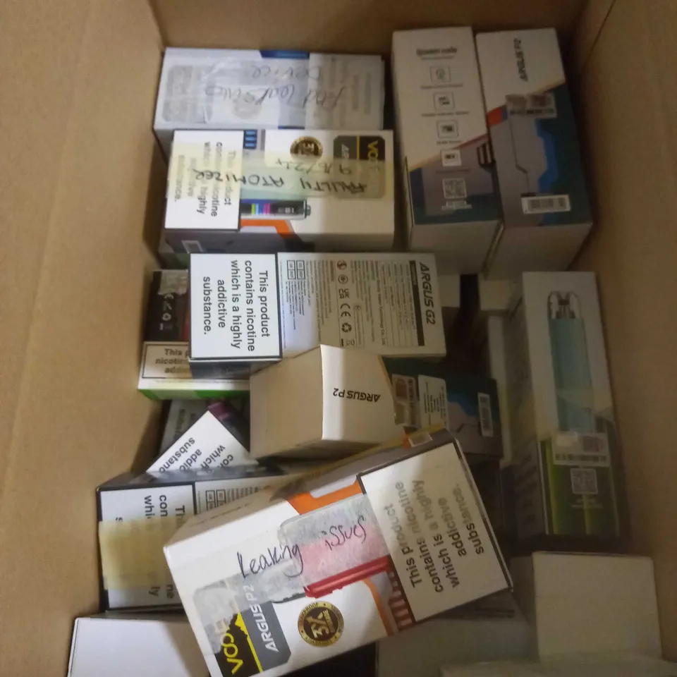 APPROXIMATELY 20 BOXED E-CIGARETTES TO INCLUDE VAPORESSO, VOOPOO 