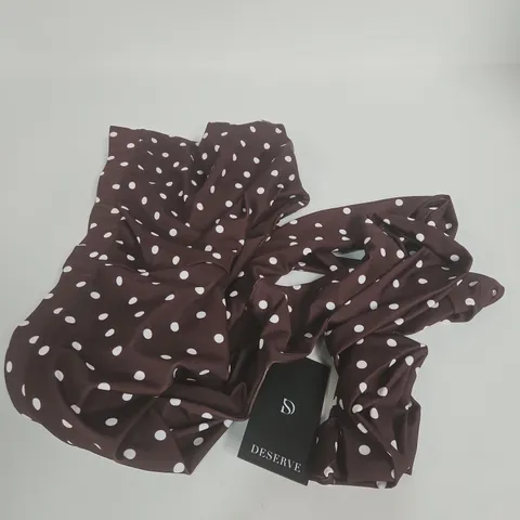 DESERVE POLKA DOT MULTIWAY BIKINI TOP β UK 22
