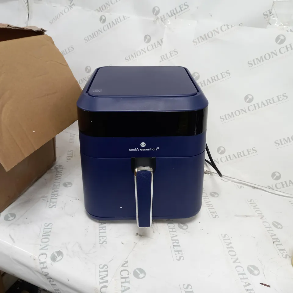 COOK'S ESSENTIALS 5.8L AIR FRYER, NAVY