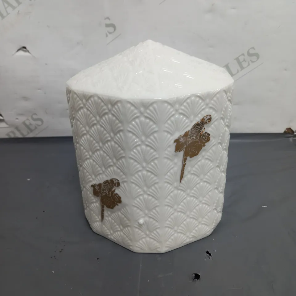 ALISON CORK CERAMIC DECORATIVE LAMP PARROT