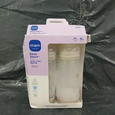 MAM EASY START ANTI COLIC BOTTLES - X2 11OZ BOTTLES