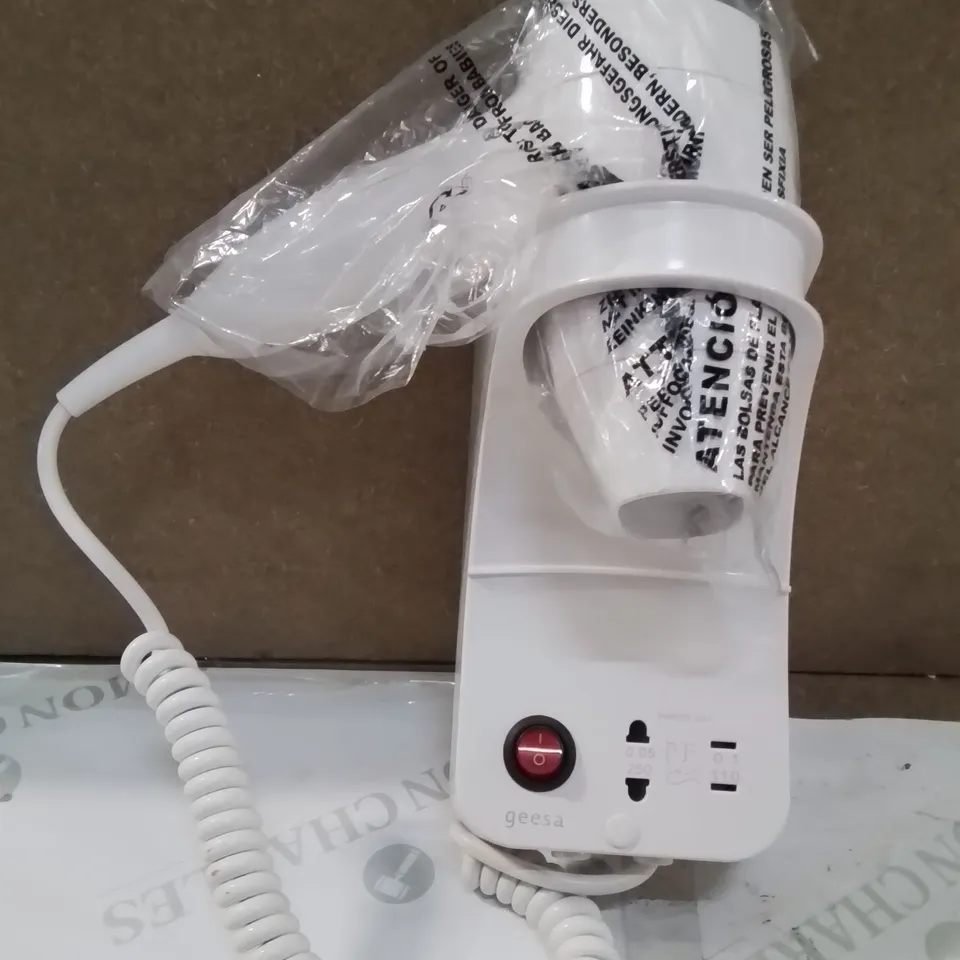 GEESA 1400W WALL MOUNTED HAIR DRYER