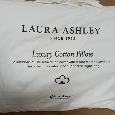 LAURA ASHLEY LUXURY BACK SLEEPER PILLOW - WHITE