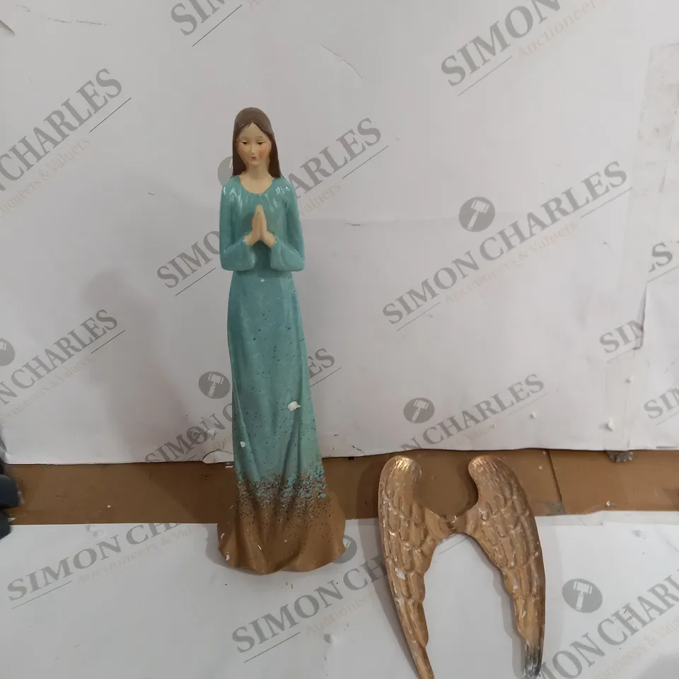 HOUSE2GARDEN DECORATIVE ANGEL BLUE