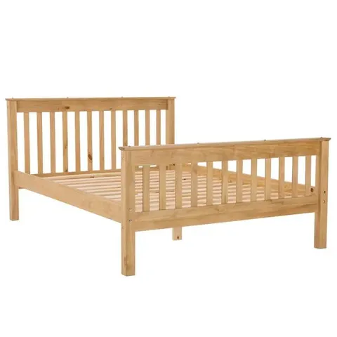 BOXED SOMERSET NATURAL BED FRAME SINGLE 3FT (2 BOXES)