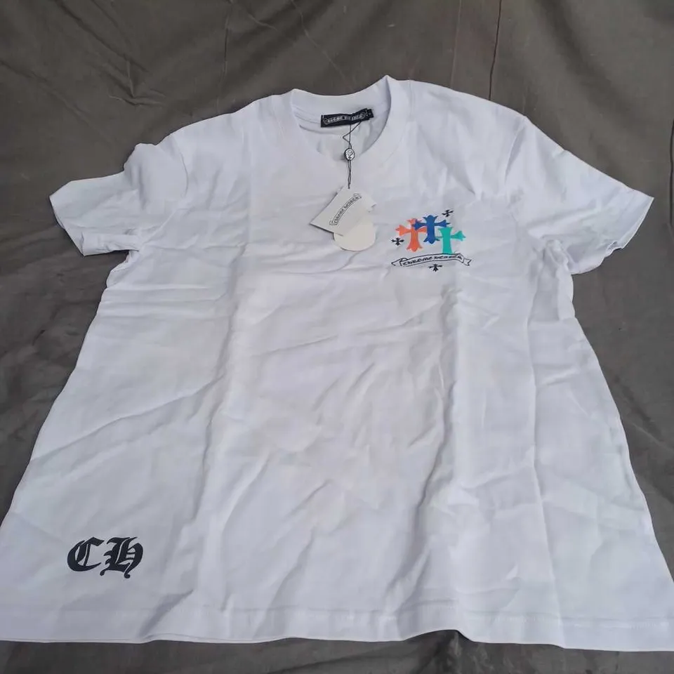 CHROME HEARTS TSHIRT IN WHITE SIZE S