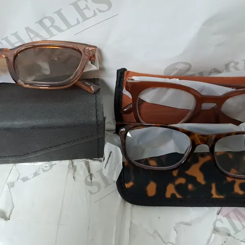HUMMINGBIRD POLARISED SUNGLASSES & READER 3PC SET TAN MIX 3.5