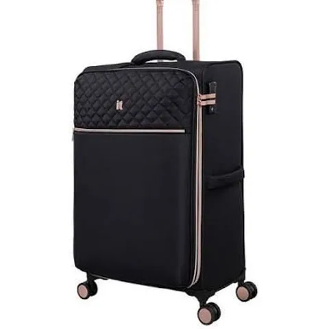 IT LUGGAGE DIVINITY BLACK MEDIUM SUITCASE WITH TSA LOCK
