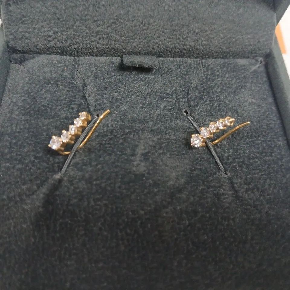 TUSCANY SILVER STERLING SILVER EARRINGS – CLEAR STONES