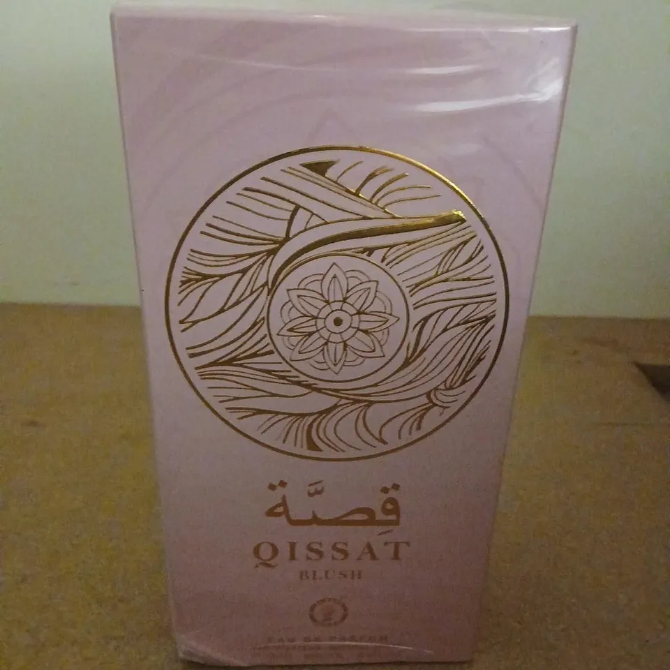 BOXED AND SEALED QISSAT BLUSH EAU DE PARFUM 100ML