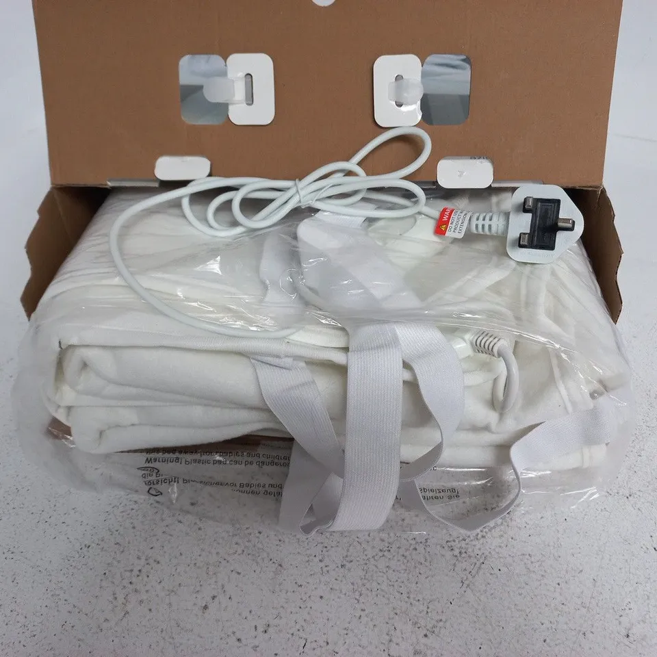 BOXED FINE ELEMENTS KING SIZE HEATED BLANKET
