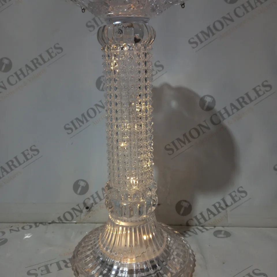 JULIAN MACDONALD PRE LIT GLASS LIGHT