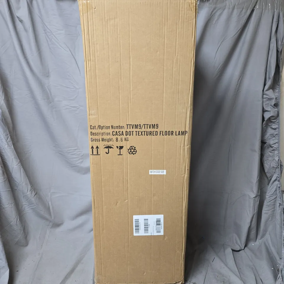 CASA DOT TEXTURED FLOOR LAMP - COLLECTION ONLY 