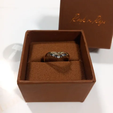 BOXED ROCK N ROSE RING