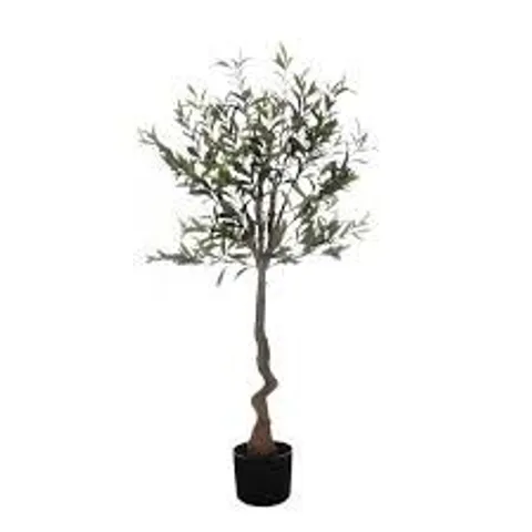 OTTERS BROOK 130CM FAUX OLIVE TREE IN BLACK POT