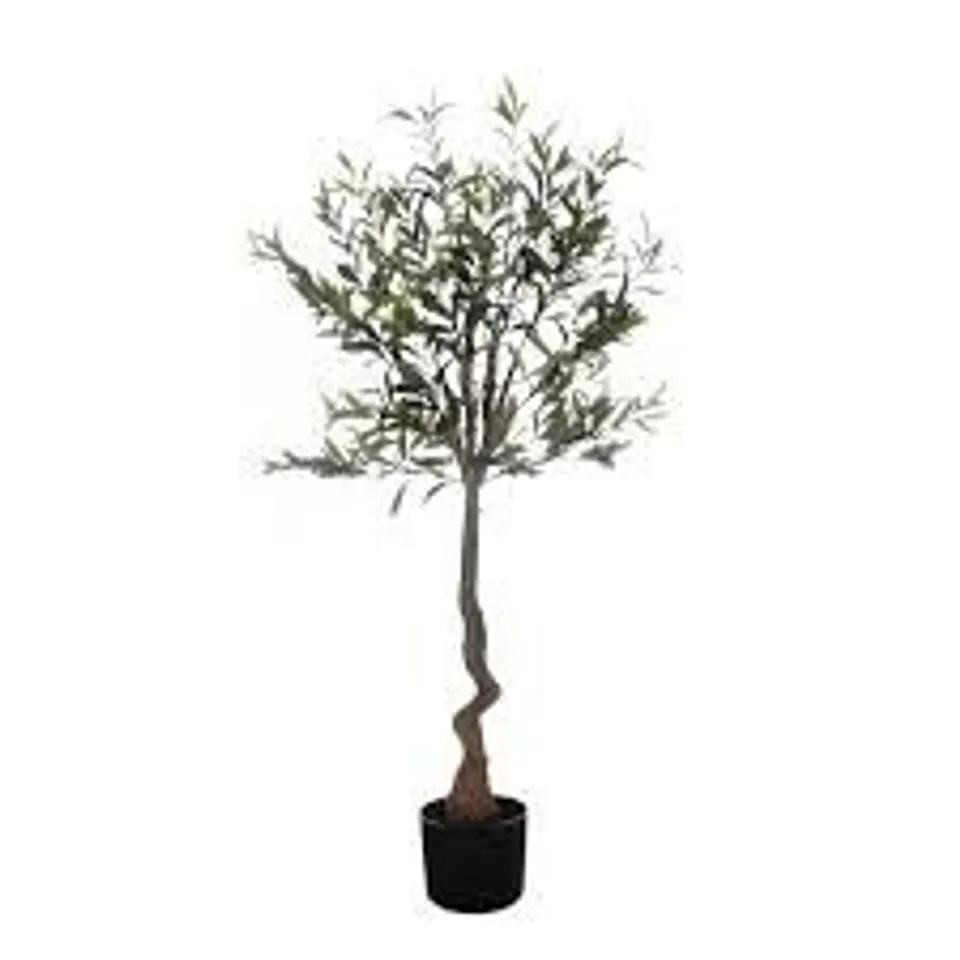 OTTERS BROOK 130CM FAUX OLIVE TREE IN BLACK POT