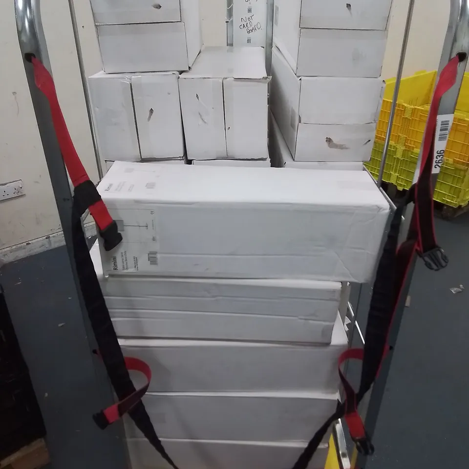 LOT OF 25 BOXED AS NEW RIMINI SATIN CHROME TABLE LAMP BASES