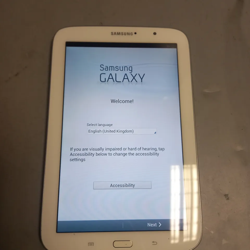 UNBOXED SAMSUNG GALAXY NOTE 8 TABLET WHITE