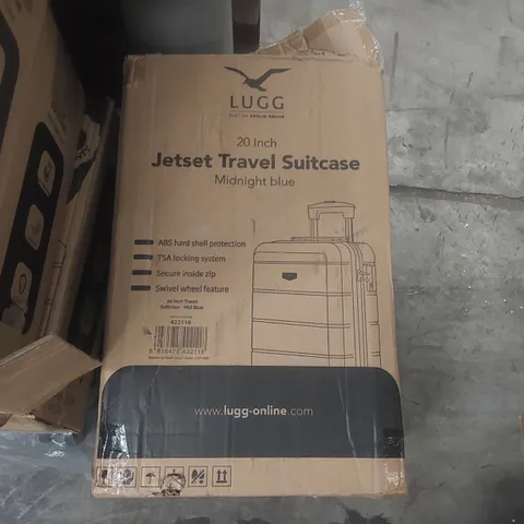 BOXED LUGG TRAVEL SUITCASE