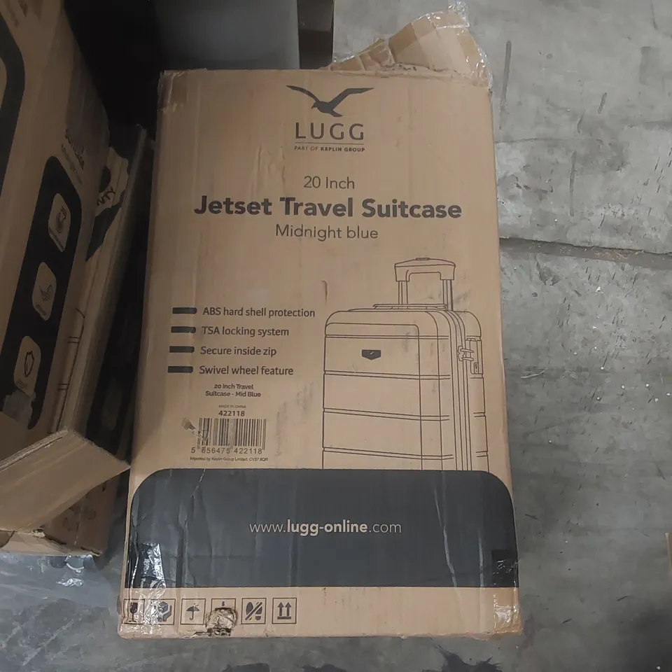 BOXED LUGG TRAVEL SUITCASE