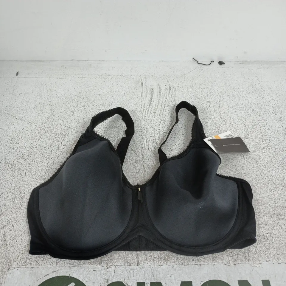 WACOAL BLACK UNDERWIRED BRA UK 38DD