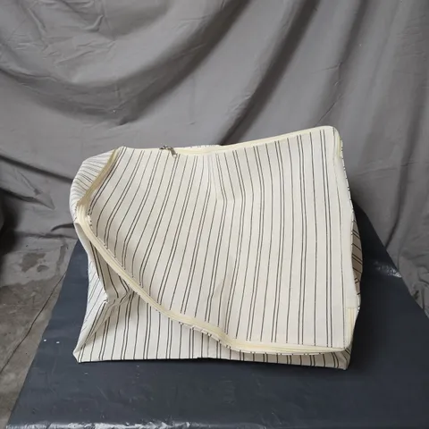 4 X LAREDOUTE INTERIEURS STORAGE BAGS NOIR/WHITE ZIPPED