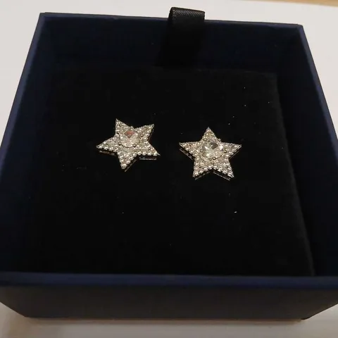 BUTLER & WILSON SPARKLING STAR EARRINGS 
