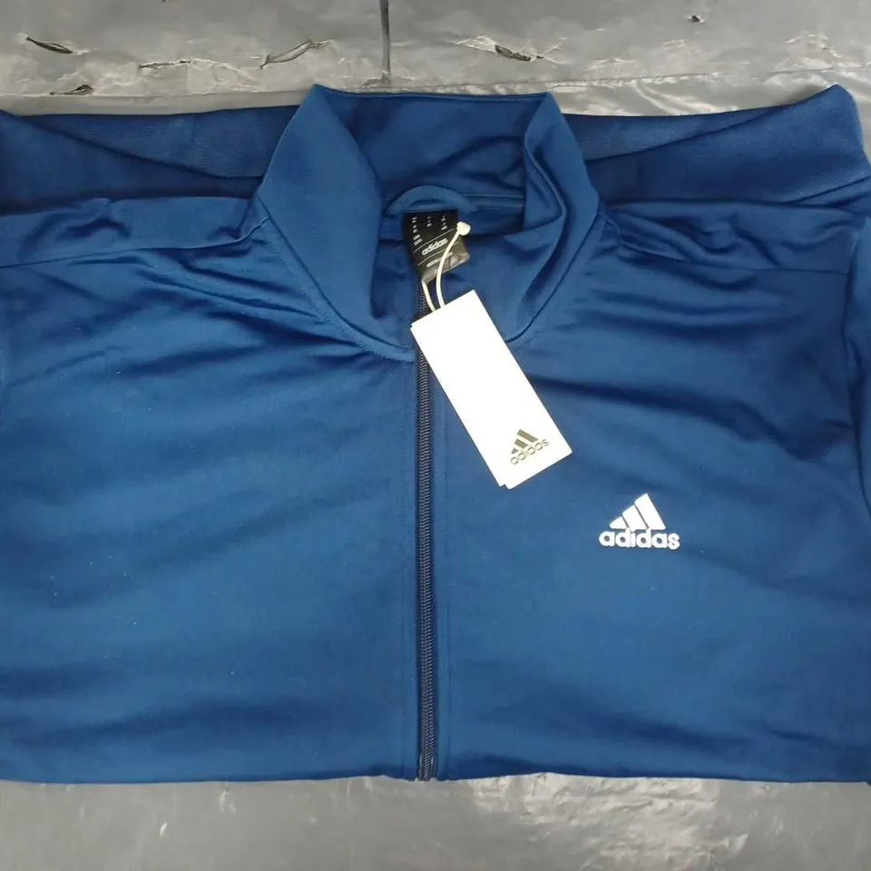 ADIDAS LONG SLEEVE TRACKSUIT TOP IN NAVY SIZE XL