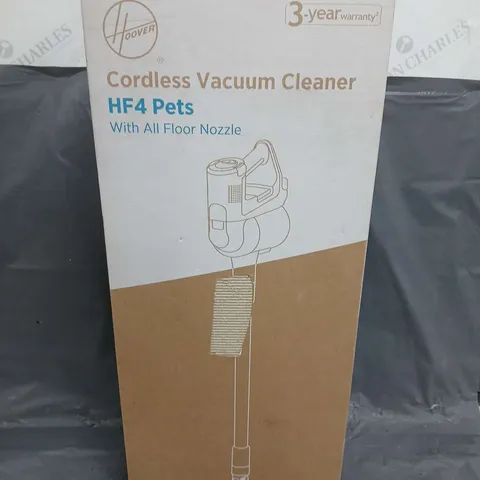 BOXED HOOVER CORDLESS VACUUM CLEANER HF4PETS