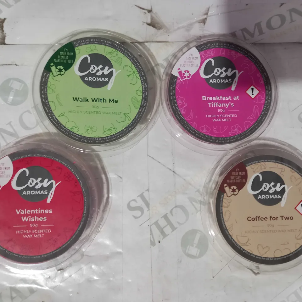 COSY AROMAS HIGHLY SCENTED WAX MELTS - SET OF 4