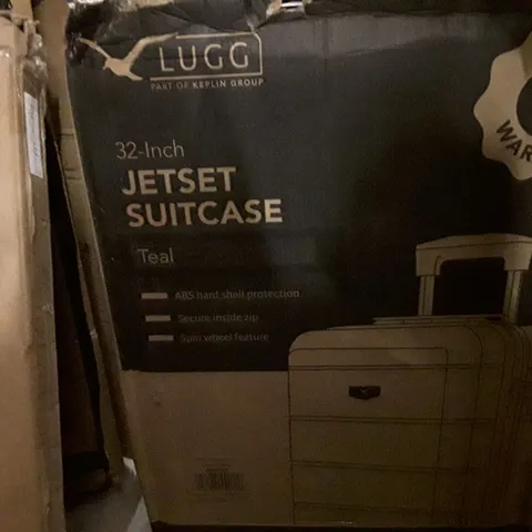 BOXED KEPLIN LUGG 32 INCH JET SET TRAVEL SUITCASE TEAL COLOUR