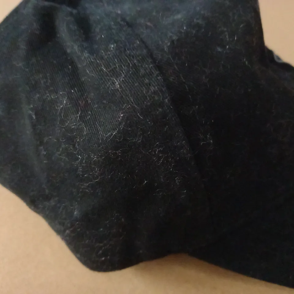 Barbour black cotton baseball cap 