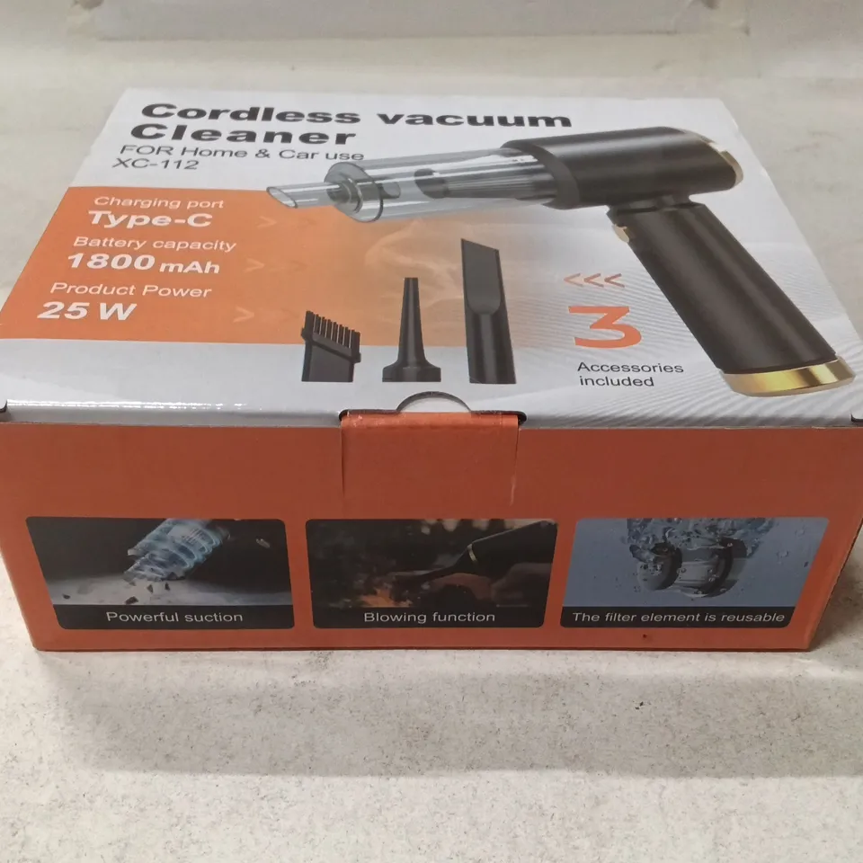CORDLESS VACUUM CLEANER XC-112