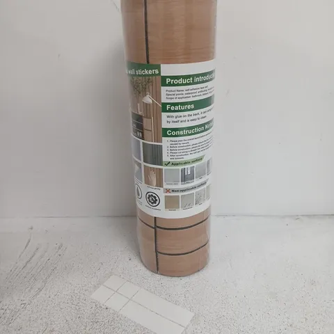 SELF-ADHESIVE WALL STICKER ROLL – WOOD PANEL DECORATIVE WALL DECALS