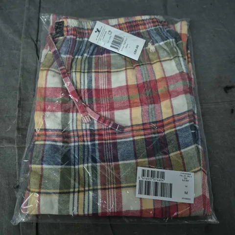 BAGGED RALPH LAUREN PLAID RED PAJAMA PANTS – SIZE M
