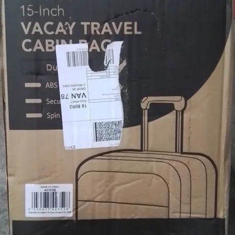 BOXED LUGG VACAY TRAVEL CABIN BAG