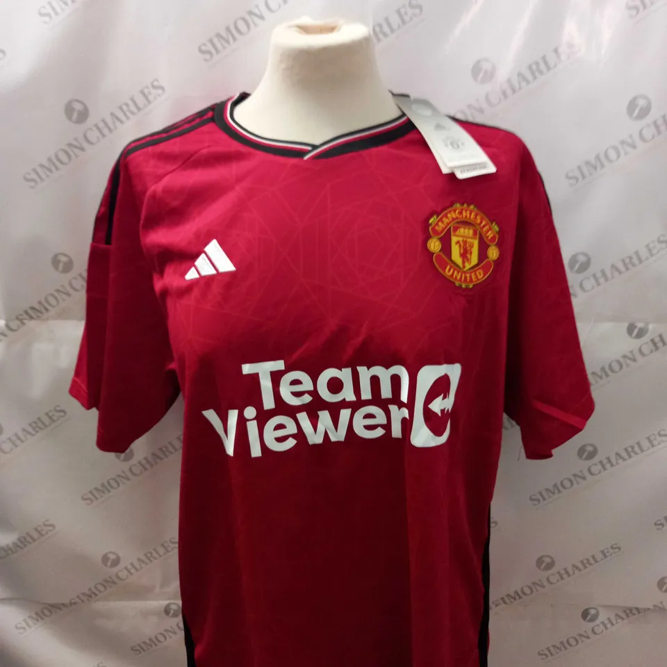 MANCHESTER UNITED FC HOME SHIRT SIZE L