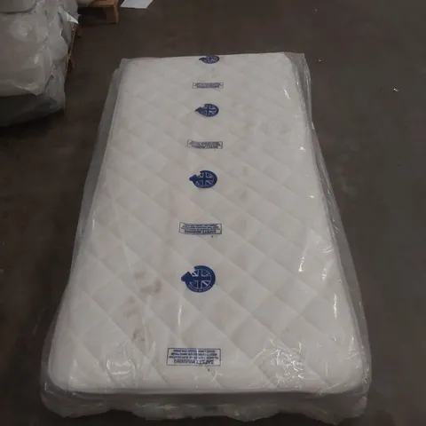 QUALITY BAGGED 3FT SINGLE AIRSPRUNG MEMORY FOAM BUNK MATTRESS