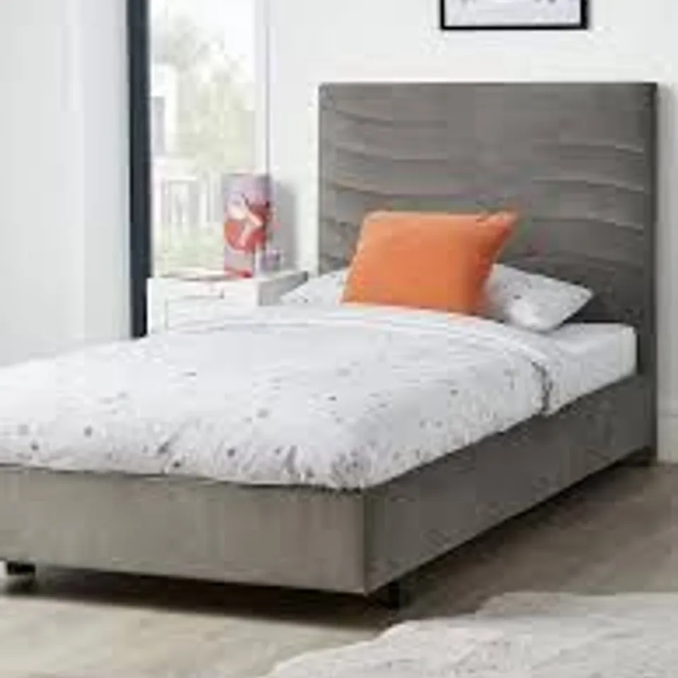 BOXED FINN CHILDREN'S SINGLE BED - GREY (2 BOXES)